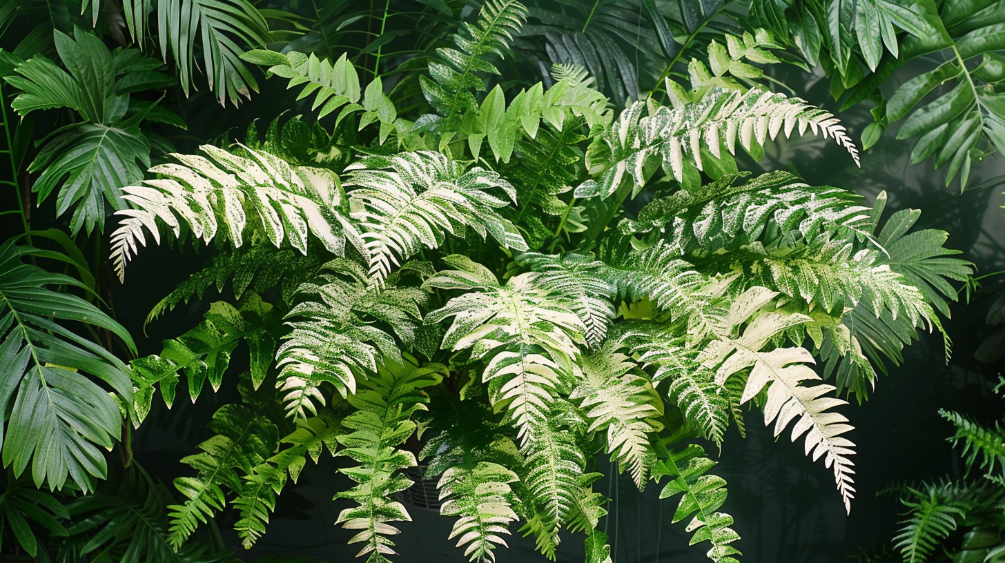 Top Variegated Fern Species for Bathroom Spaces